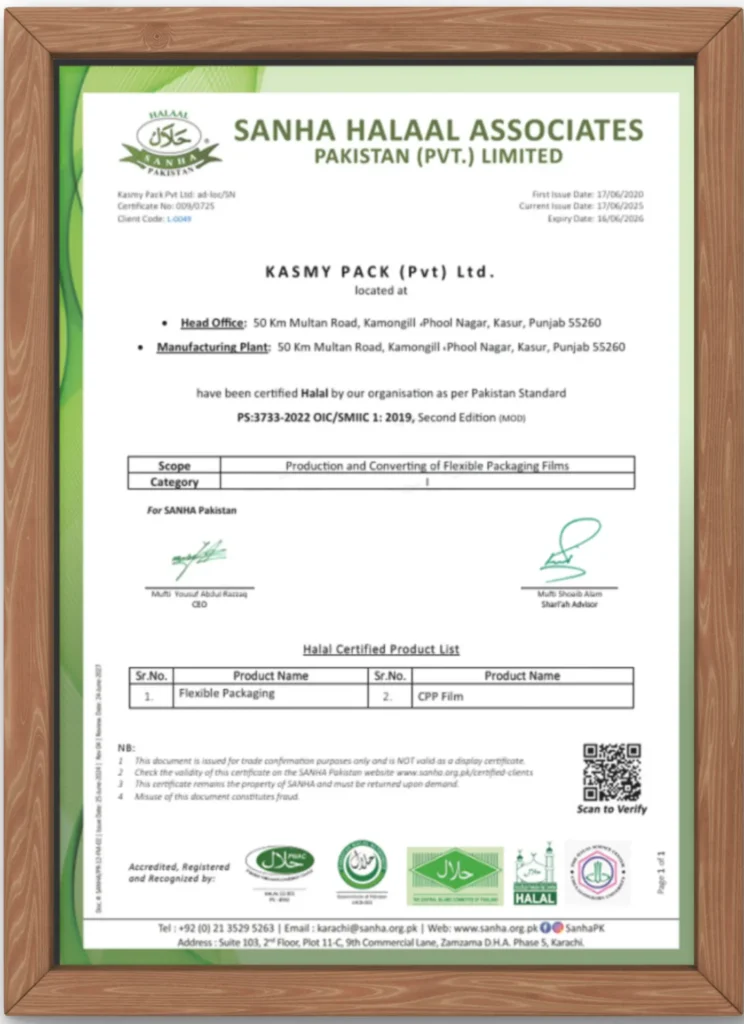 SANHA Halal Certification