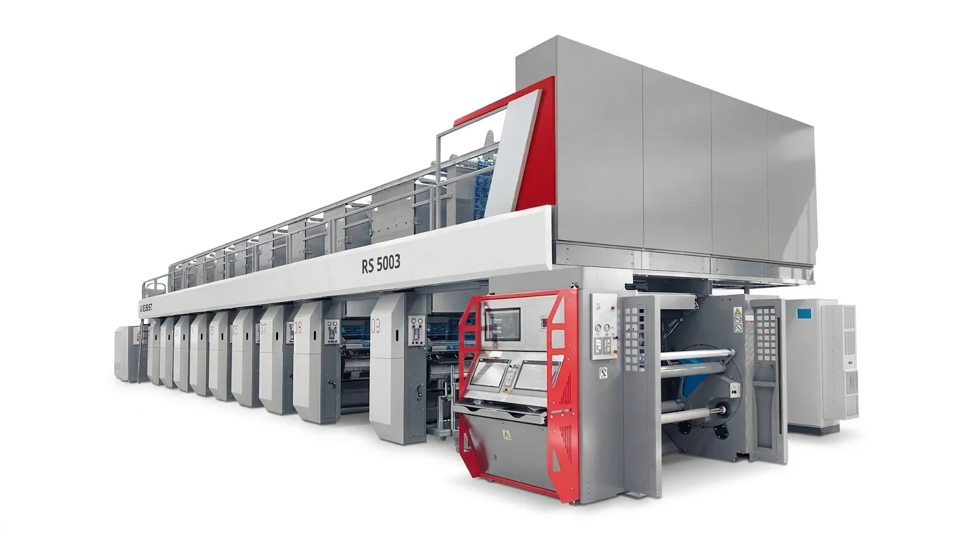 Rotogravure printing machine Bobst Nova RS 5003 machine page